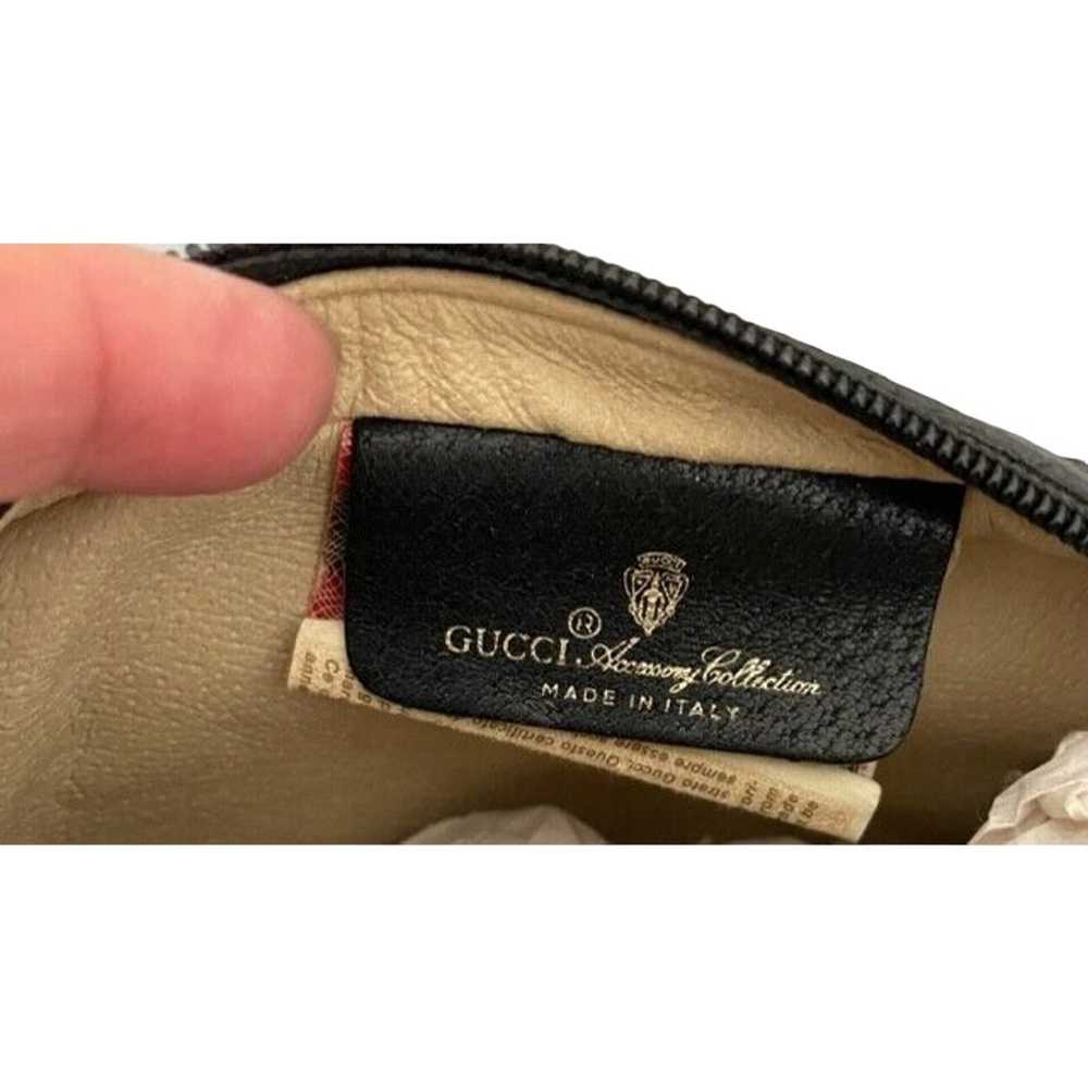 Vtg Gucci Small Black Shoulder Bag Accessory Coll… - image 4