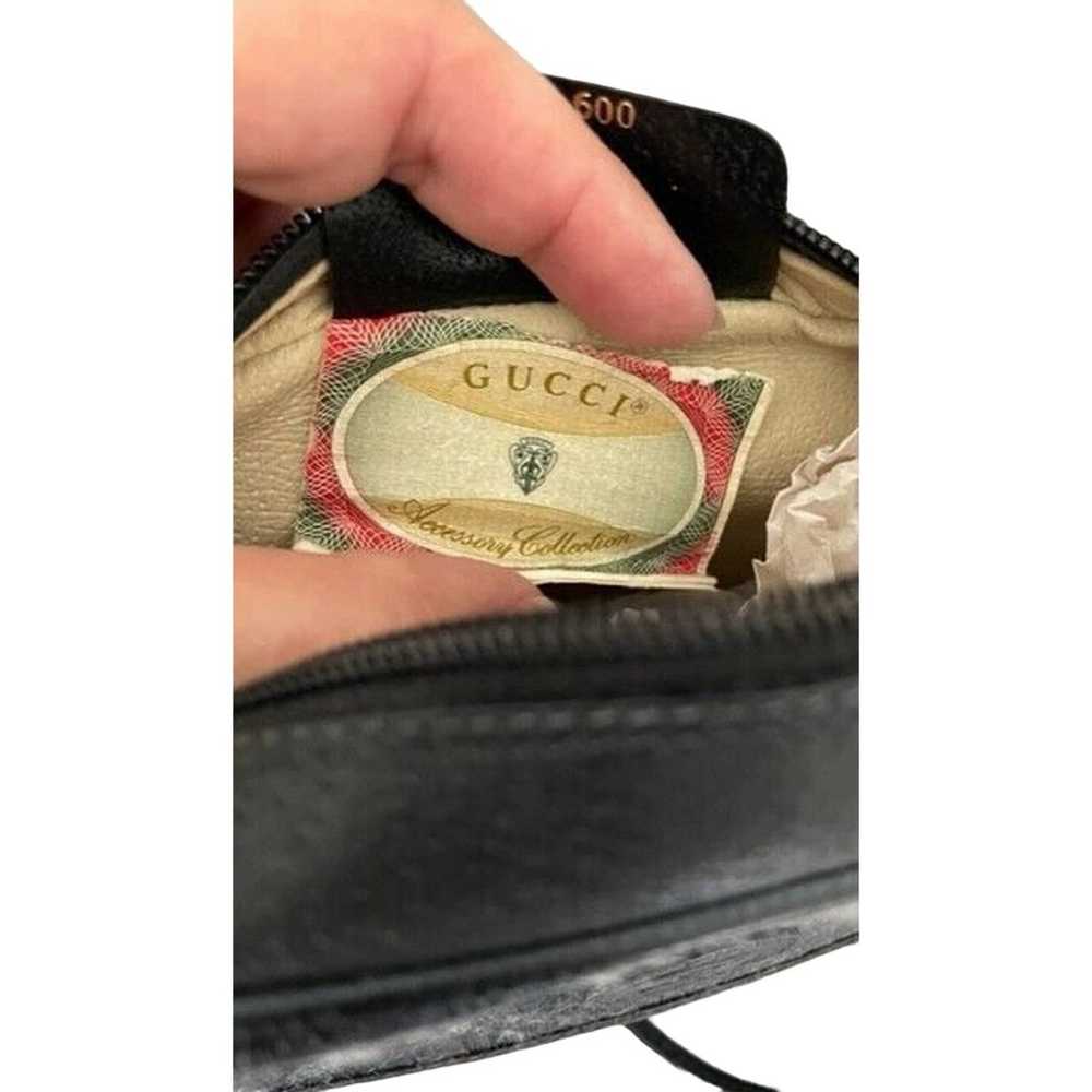 Vtg Gucci Small Black Shoulder Bag Accessory Coll… - image 5
