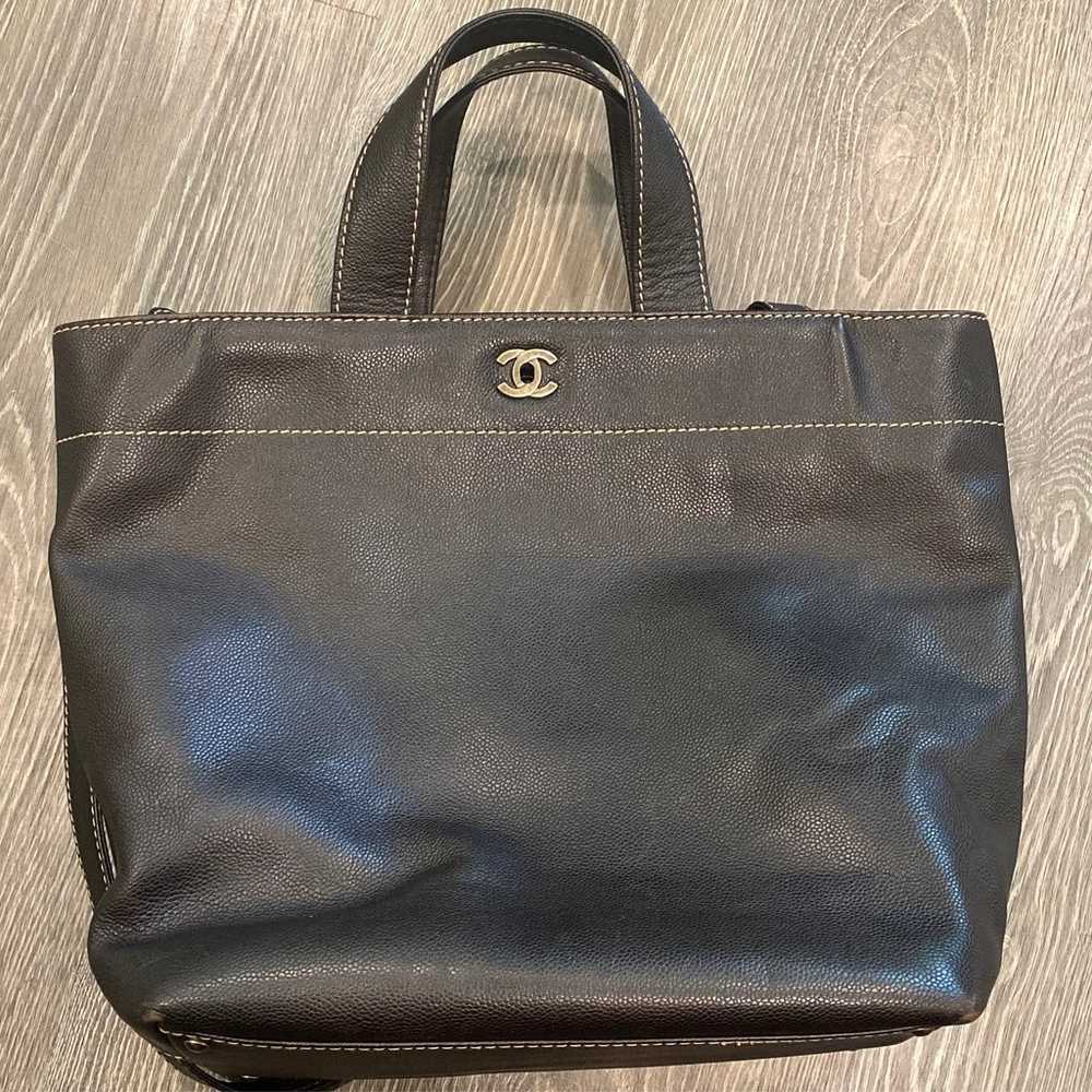 Chanel Leather Tote - image 2