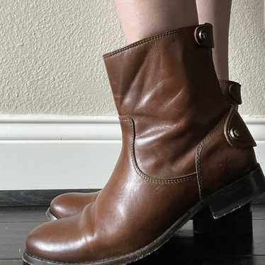Frye Melissa brown ankle boot