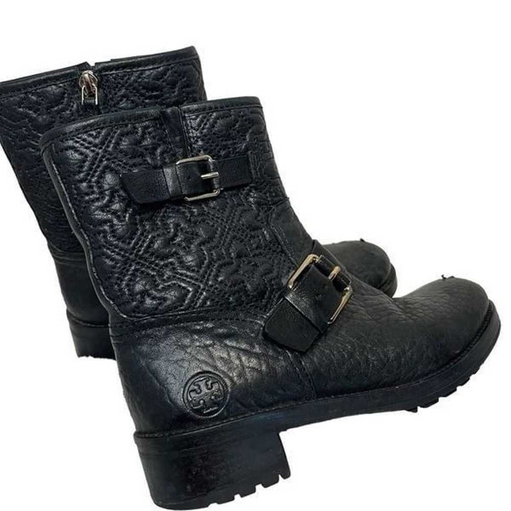 Tory Burch black leather ankle boots - image 10