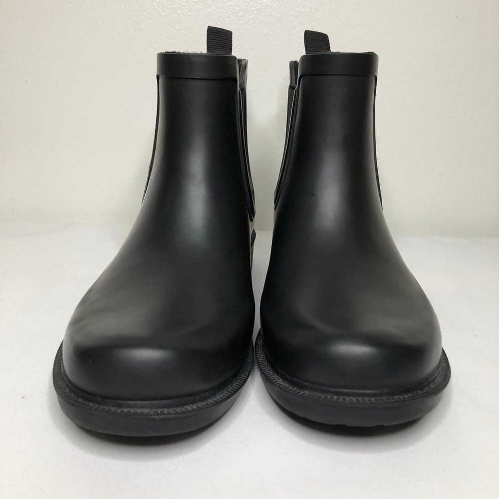 Madewell Chelsea Rain Boots Black Women's Size 6 - image 2
