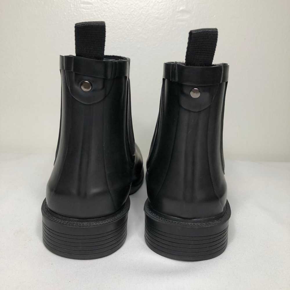 Madewell Chelsea Rain Boots Black Women's Size 6 - image 3