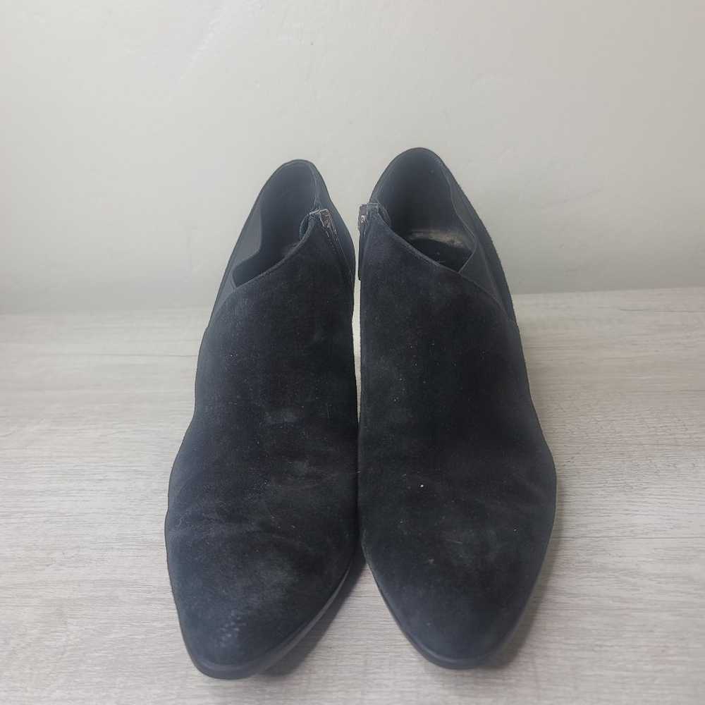 Aquatalia Ankle Boots Women's Black Suede Heel Bo… - image 3