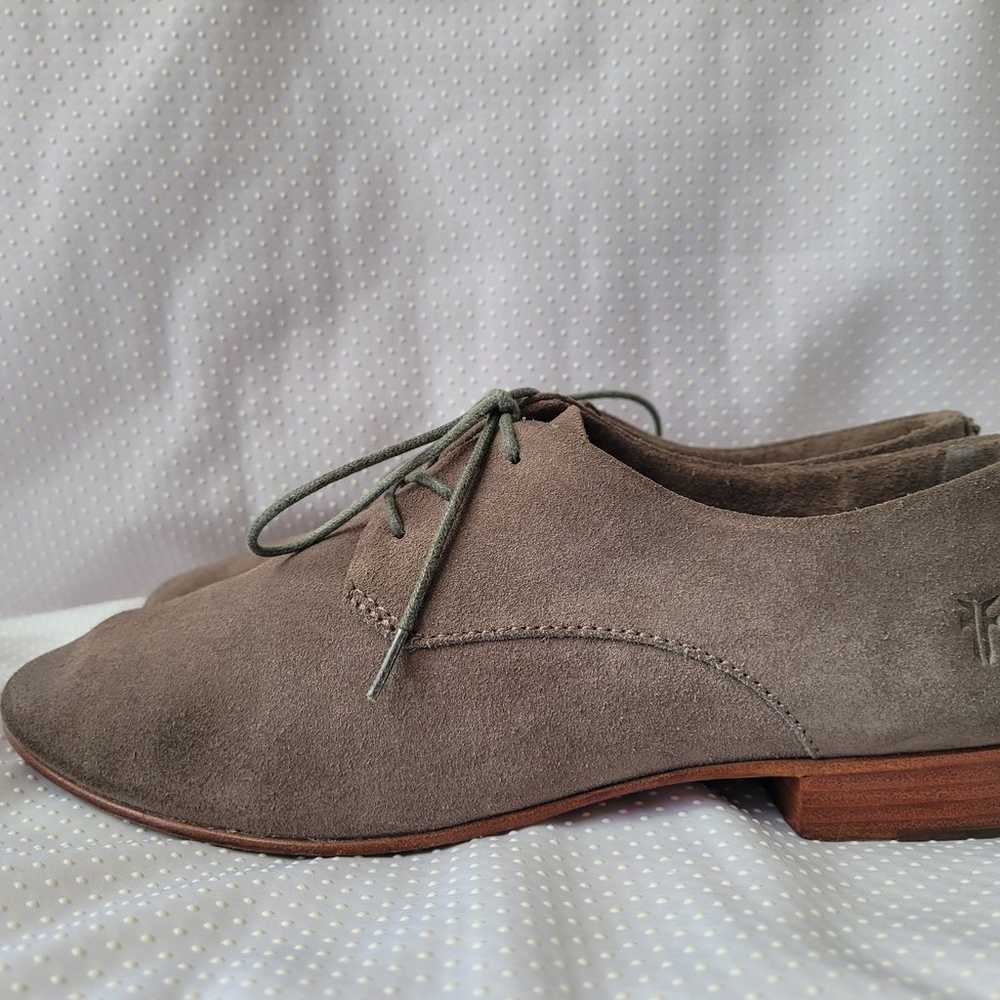 Frye Tracy Suede Oxfords Size 9.5 - image 2