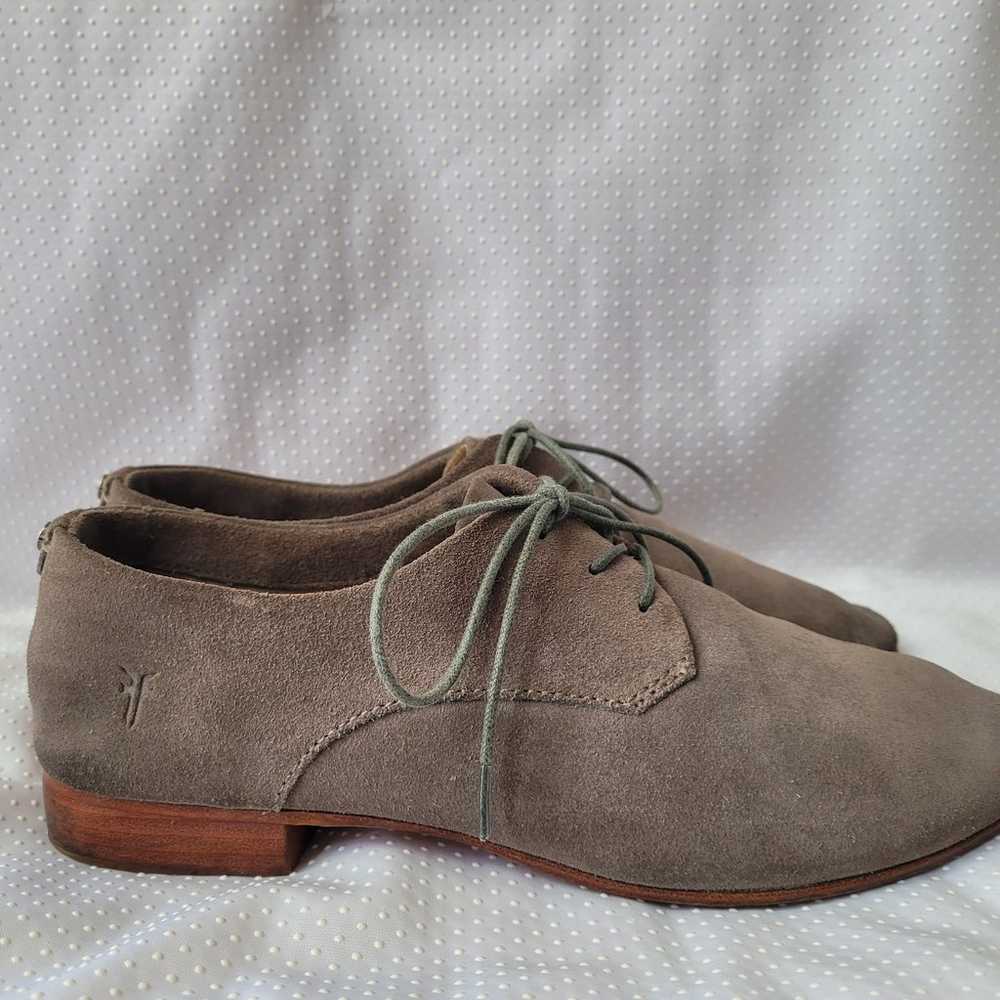 Frye Tracy Suede Oxfords Size 9.5 - image 9