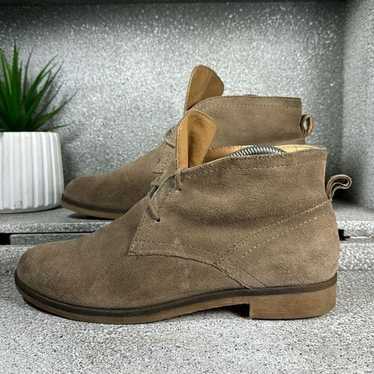 Lucky Brand Gelwyn Tan Leather Chukka Boots Shoes 