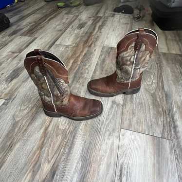 Justin Gypsy Camo cowboy cowgirl western boots 7 - image 1