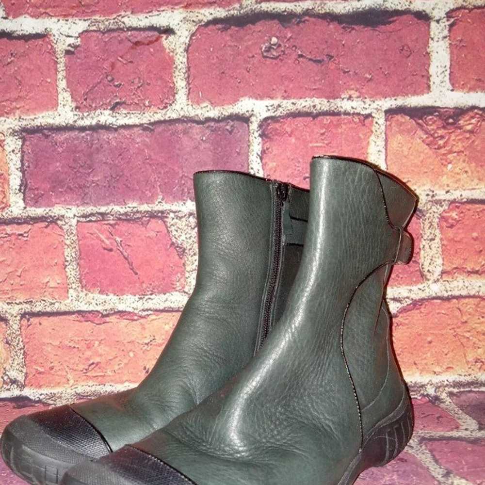 COLE HAAN Nke Air Waterproof Boots Black Leather … - image 3