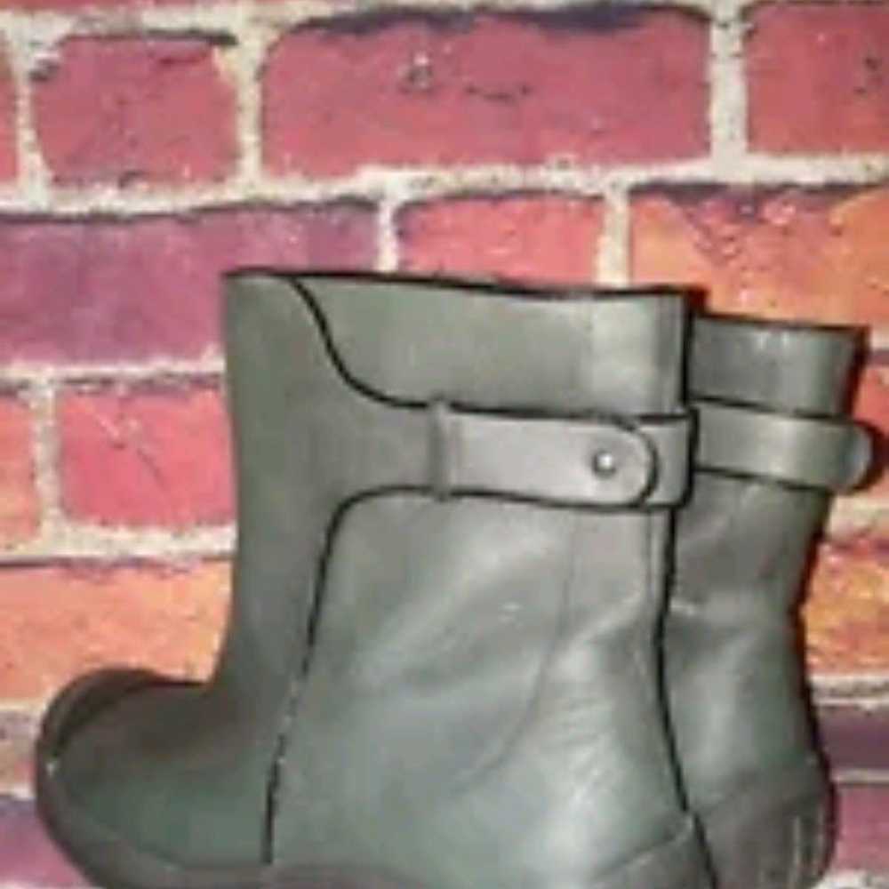 COLE HAAN Nke Air Waterproof Boots Black Leather … - image 7