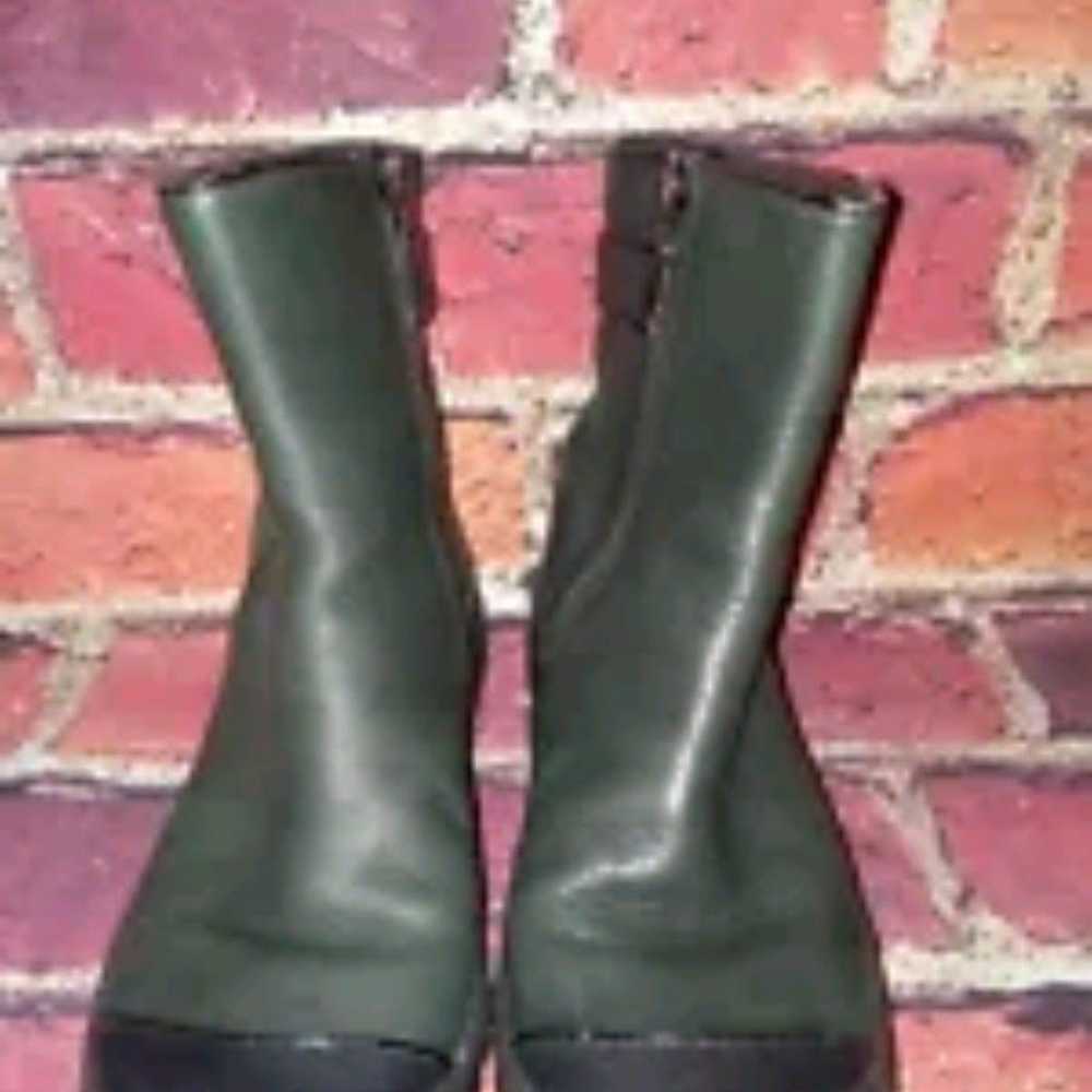 COLE HAAN Nke Air Waterproof Boots Black Leather … - image 8