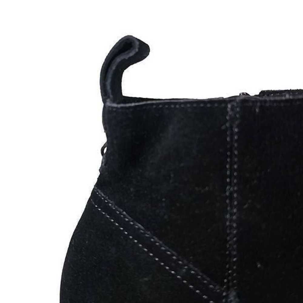 Vionic Black Suede Ankle Boots Booties Size 10 - image 9