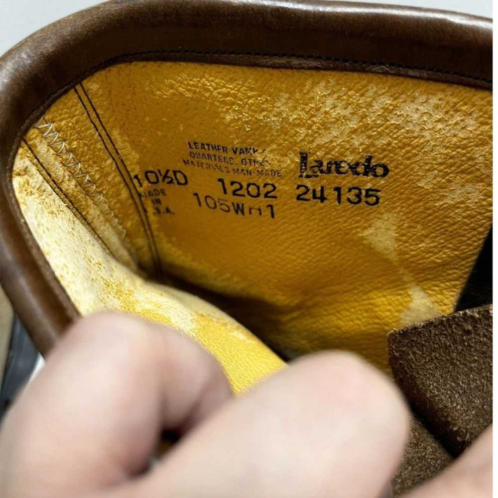 Women's Vintage Laredo Lace Up Boots Size 10.5 D - image 8