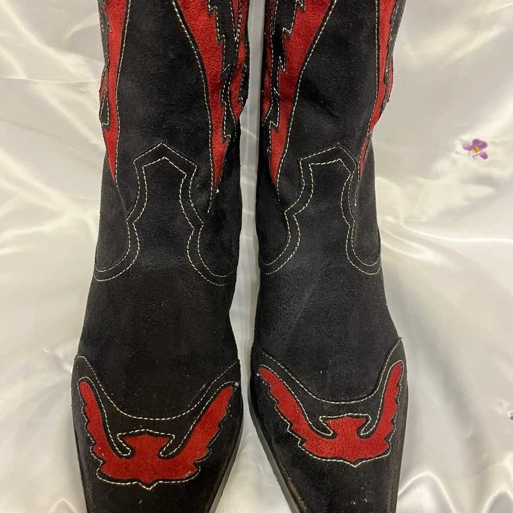 Ann Michelle Women’s 10 Western Cowboy Boots Blac… - image 6