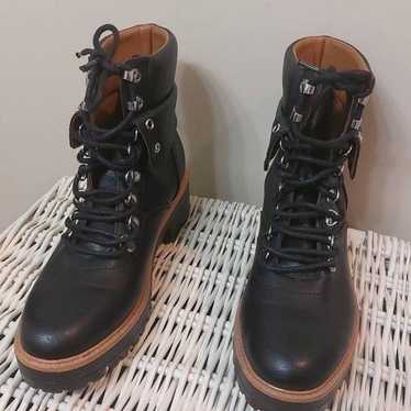 Women Indigo RD  Black Full Boots Size 9M - image 1