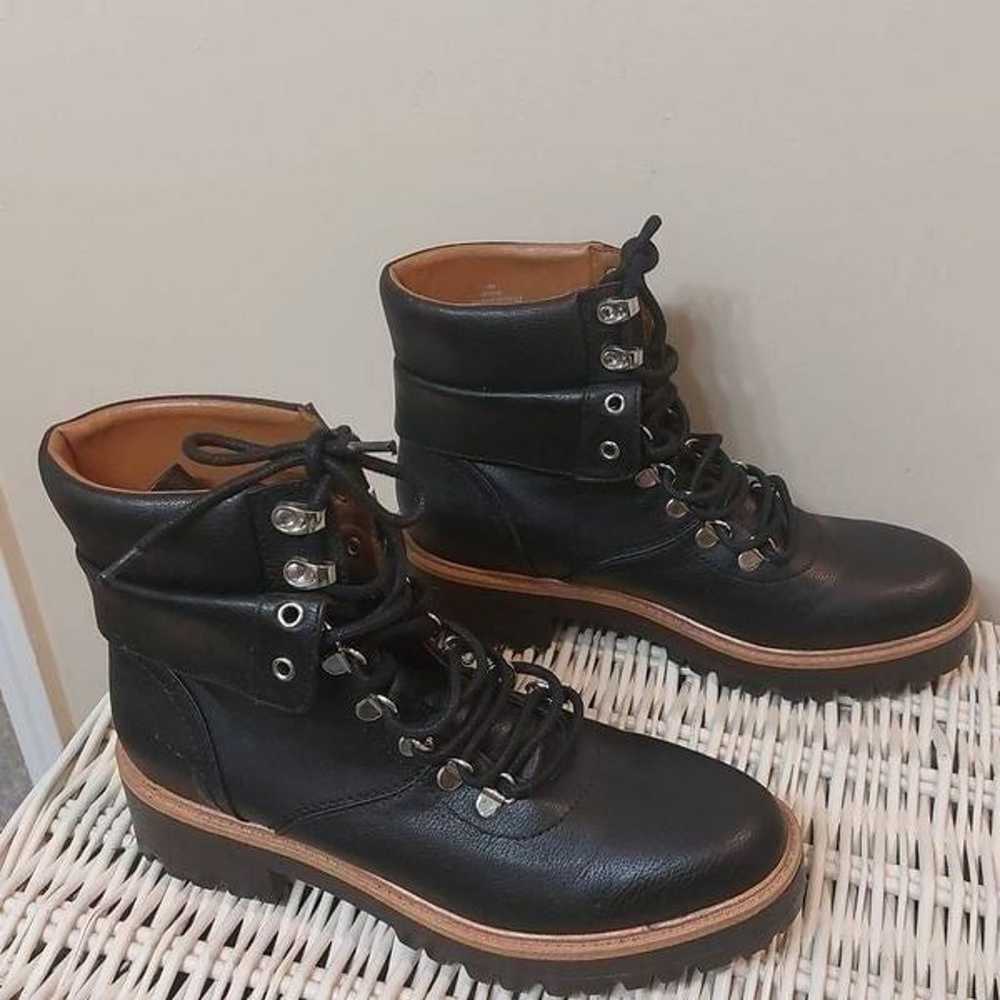 Women Indigo RD  Black Full Boots Size 9M - image 2