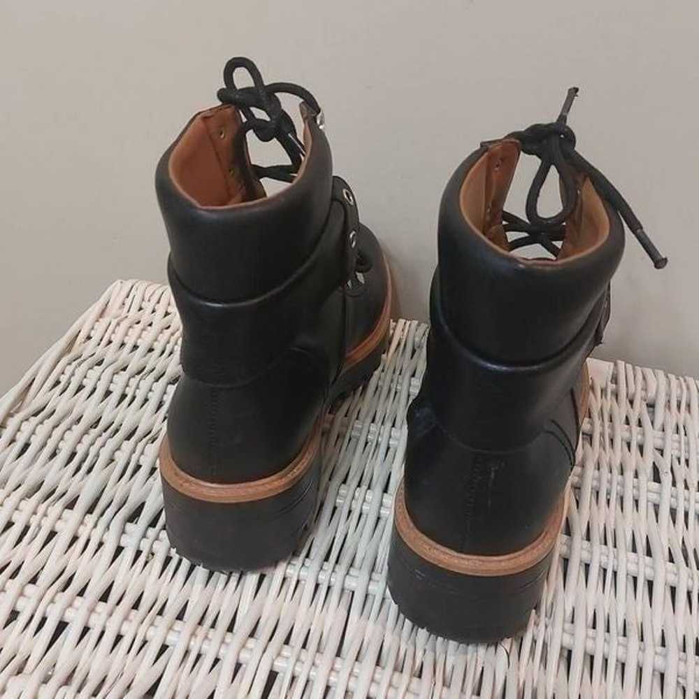 Women Indigo RD  Black Full Boots Size 9M - image 3