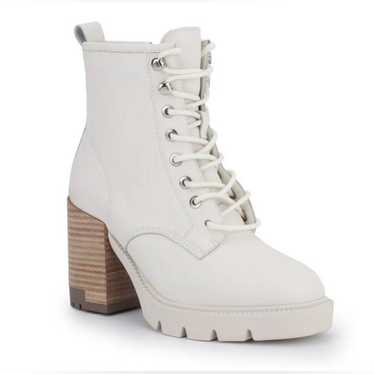 Vintage Havana Westburry Ice laceup boots, white … - image 1