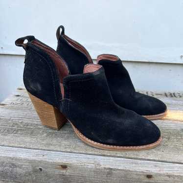 Jeffrey Campbell black suede ankle booties Size 7 - image 1