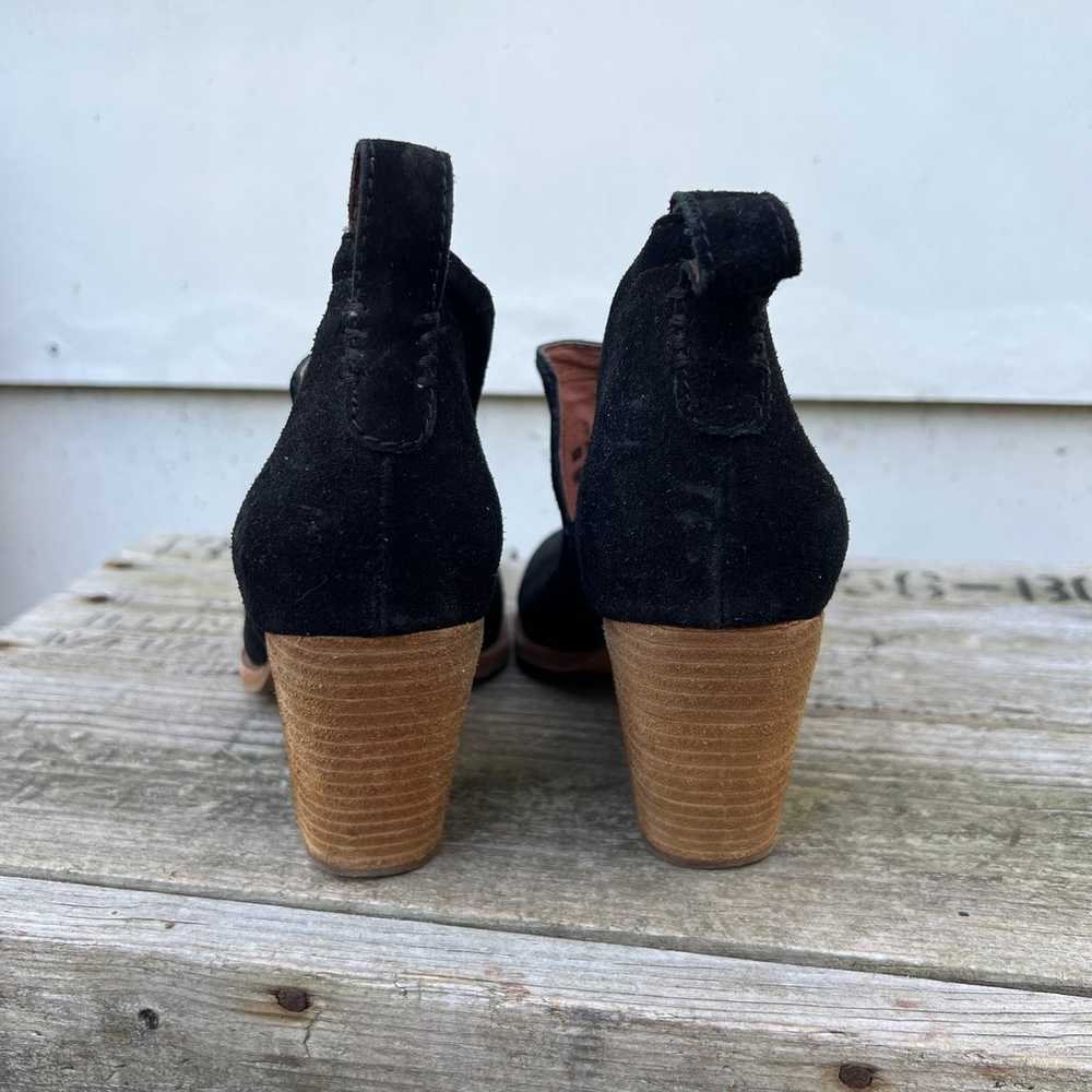 Jeffrey Campbell black suede ankle booties Size 7 - image 5