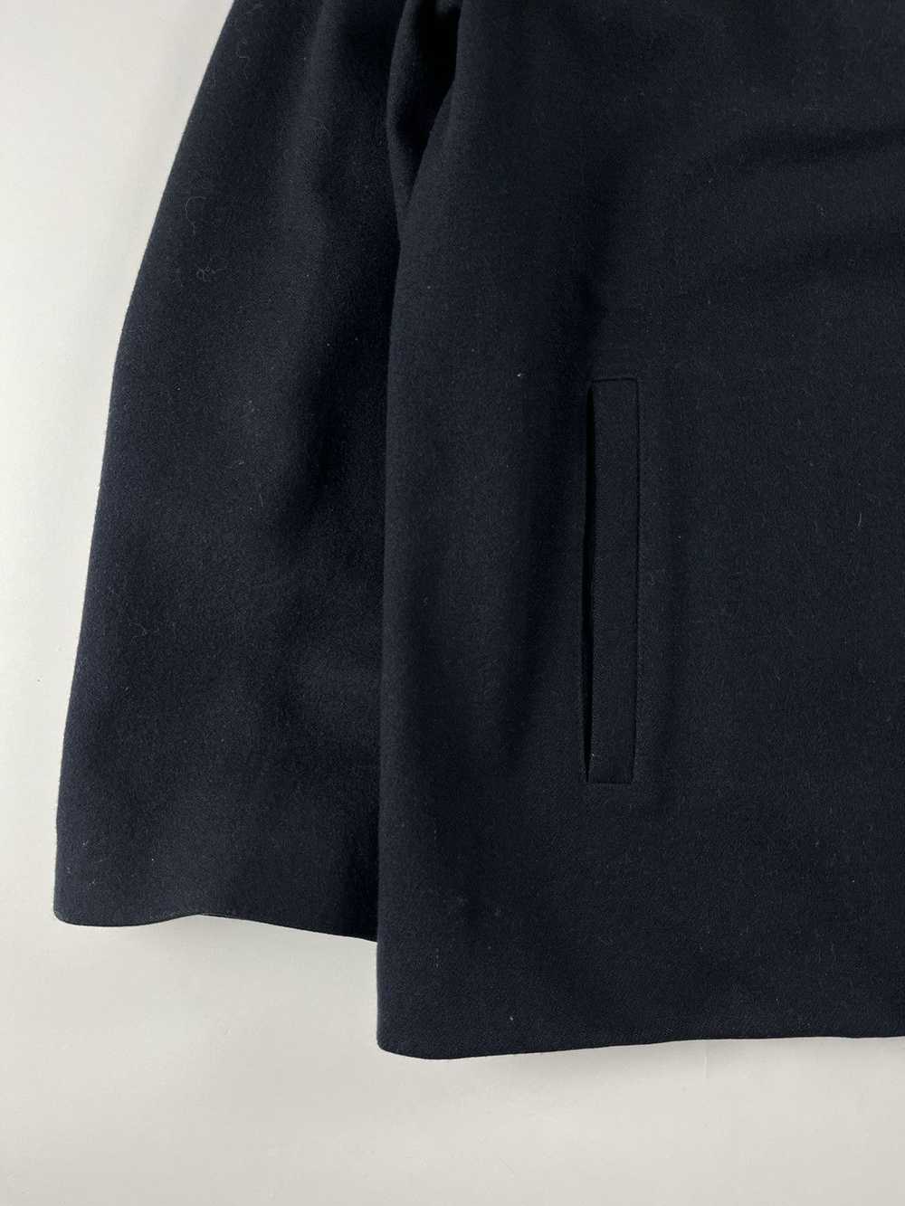 Prada Prada Asymmetric Navy Half Zip Wool Jacket … - image 5