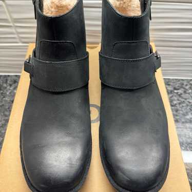 UGG Australia Black Leather Boots