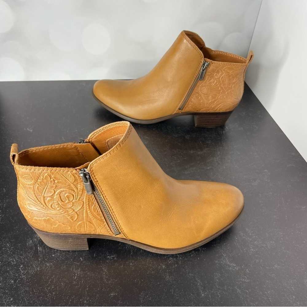 LUCKY BRAND Women's Basel Ankle Booties Caramel N… - image 5