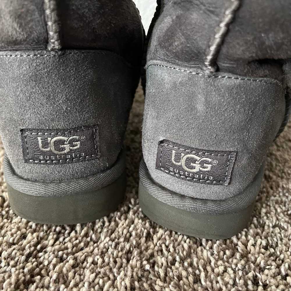 Women’s UGG Bailey Button Boots in Gray Suede  Si… - image 3