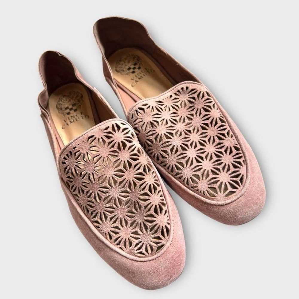 Vince Camuto Marisel Light Mauve Pink Perforated … - image 1