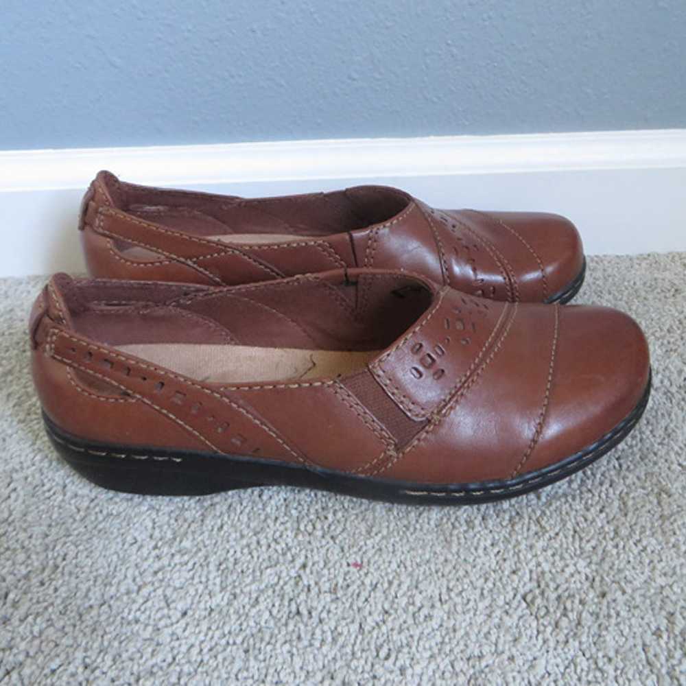 Clarks evianna fig women flat shoes/loafers brown… - image 2