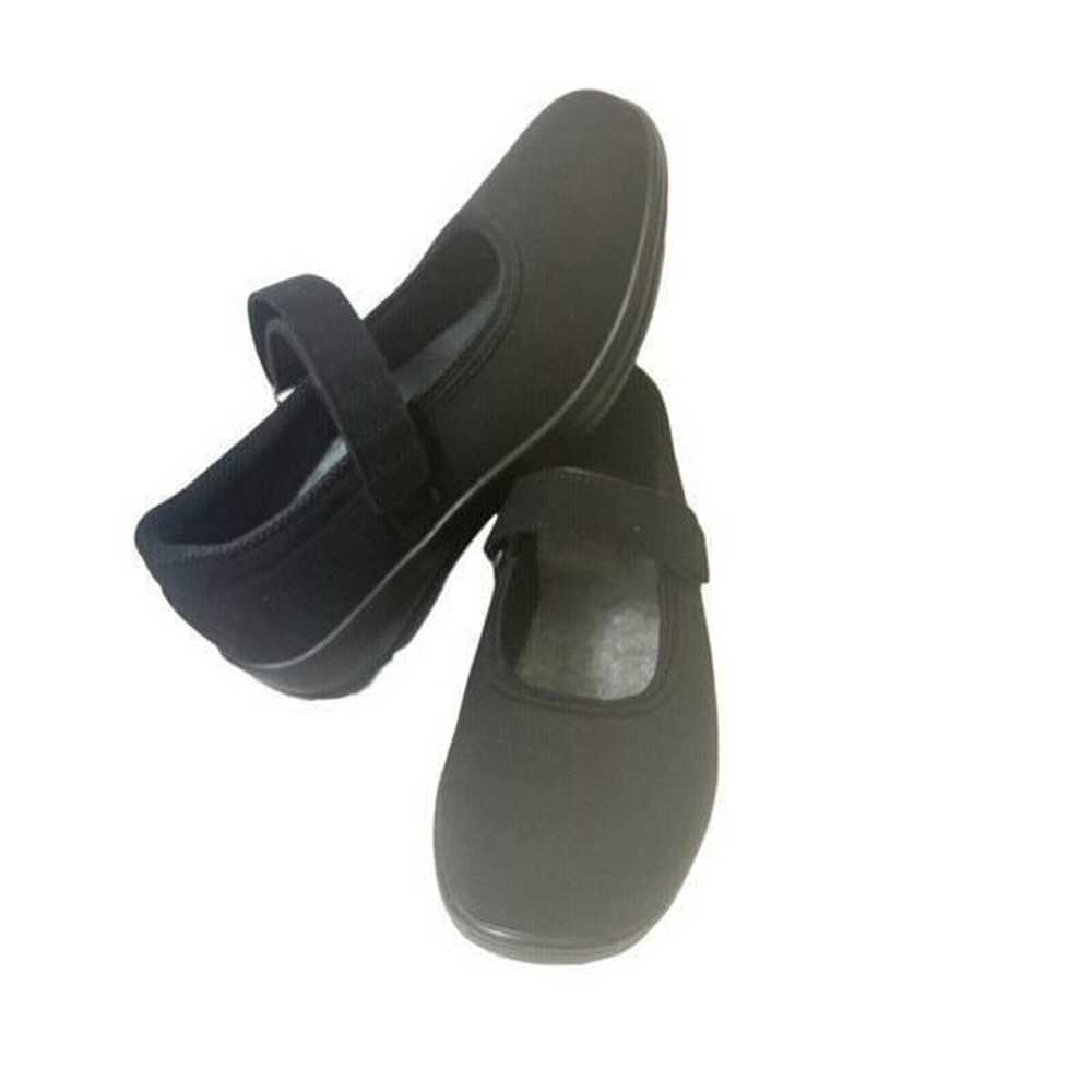 Orthofeet Black Mary Jane Casual Comfort Flats Wo… - image 1