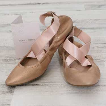 Taryn Rose Edina Ballet Flat Rose Gold 7.5 - image 1