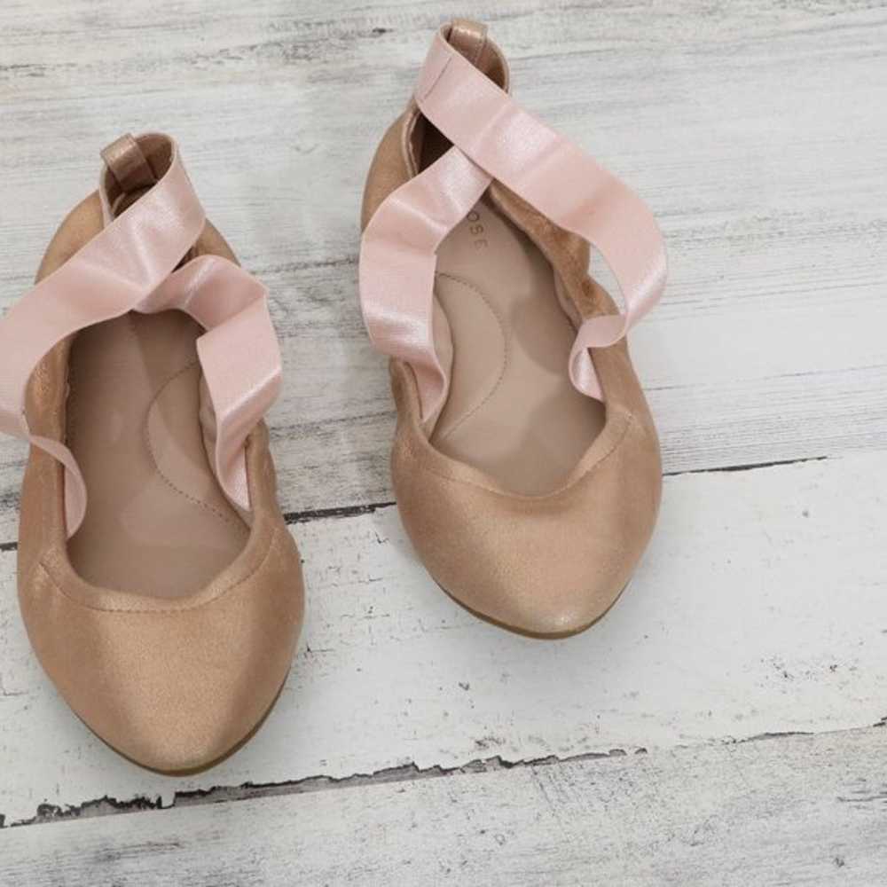 Taryn Rose Edina Ballet Flat Rose Gold 7.5 - image 5