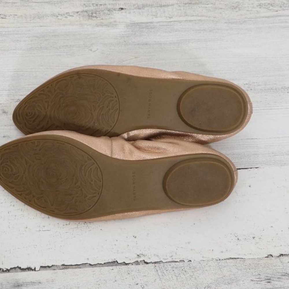 Taryn Rose Edina Ballet Flat Rose Gold 7.5 - image 7