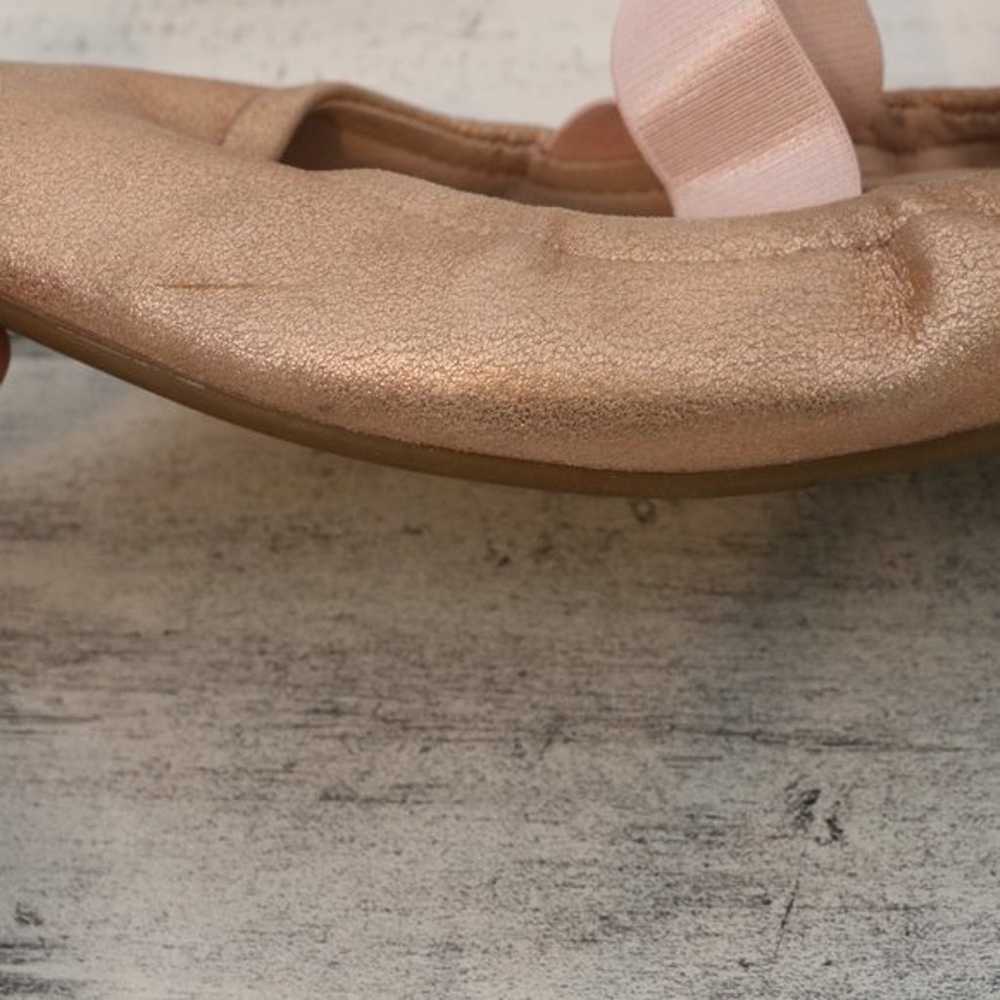 Taryn Rose Edina Ballet Flat Rose Gold 7.5 - image 8