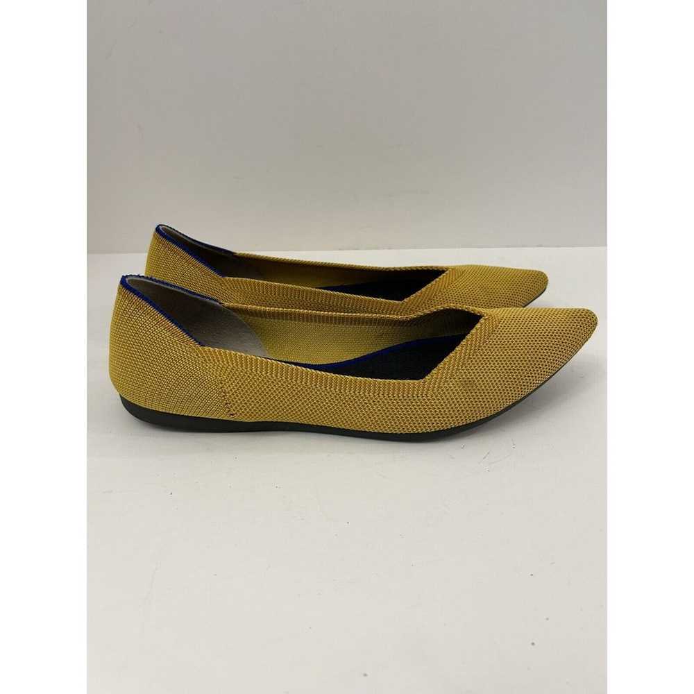 Rothys The Point Yellow Marigold Pointed Toe Flat… - image 2