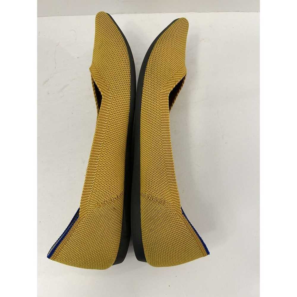 Rothys The Point Yellow Marigold Pointed Toe Flat… - image 4