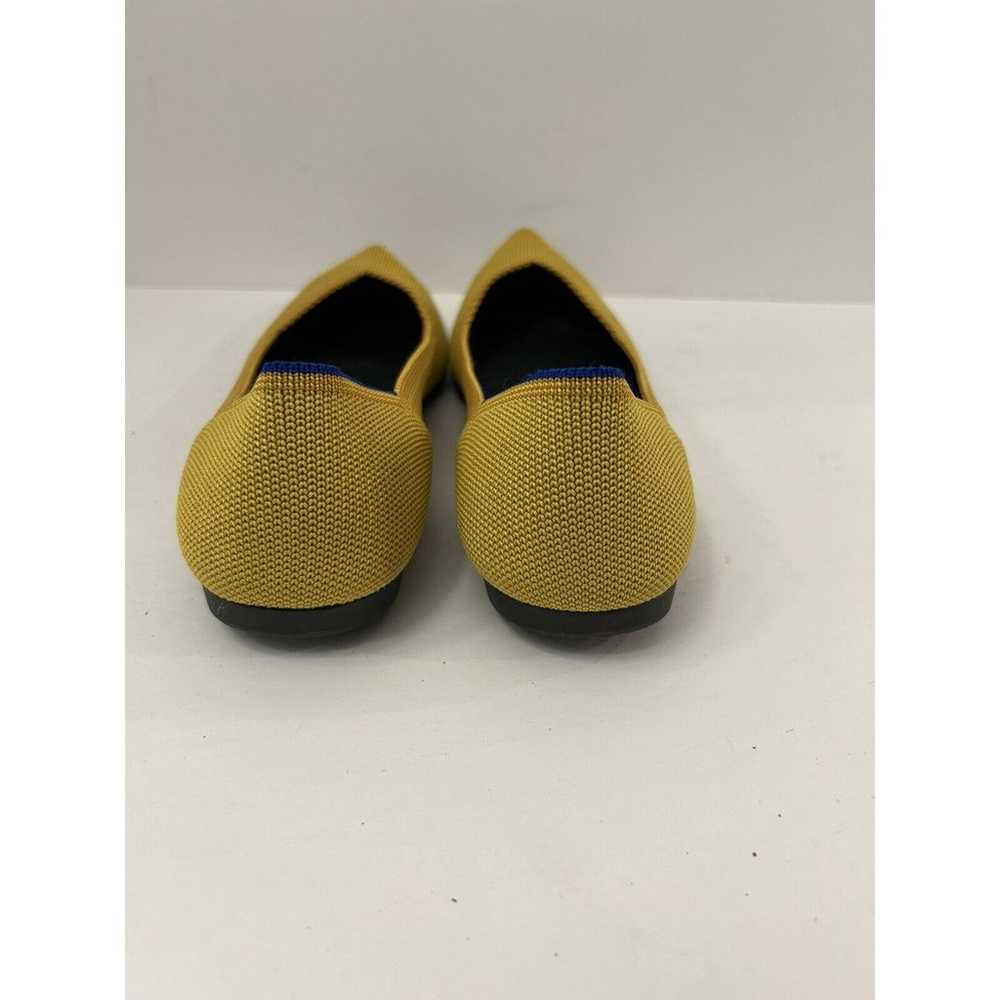 Rothys The Point Yellow Marigold Pointed Toe Flat… - image 5