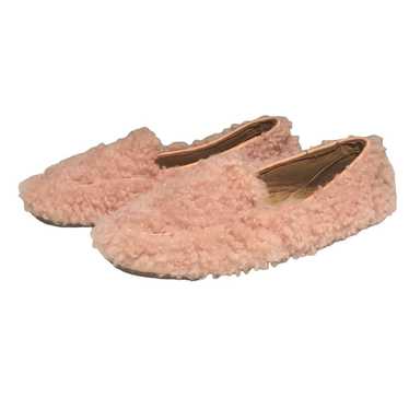 UGG Hailey Pink Fluff Sheepskin Loafers/Slippers/S