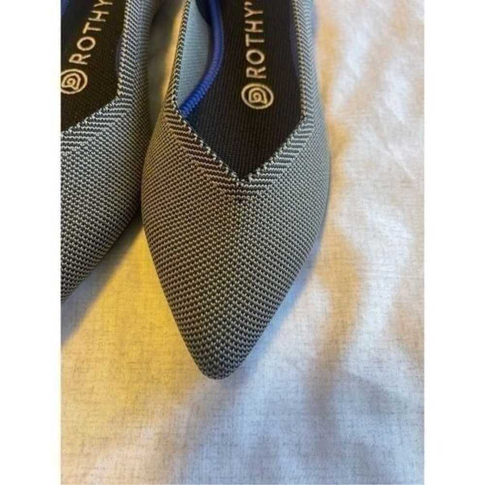 Rothys the point flat grey size 7 NEW - image 2