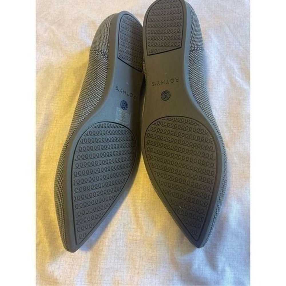 Rothys the point flat grey size 7 NEW - image 4