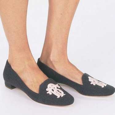 Tory Burch Antonia Monogram Loafers 8