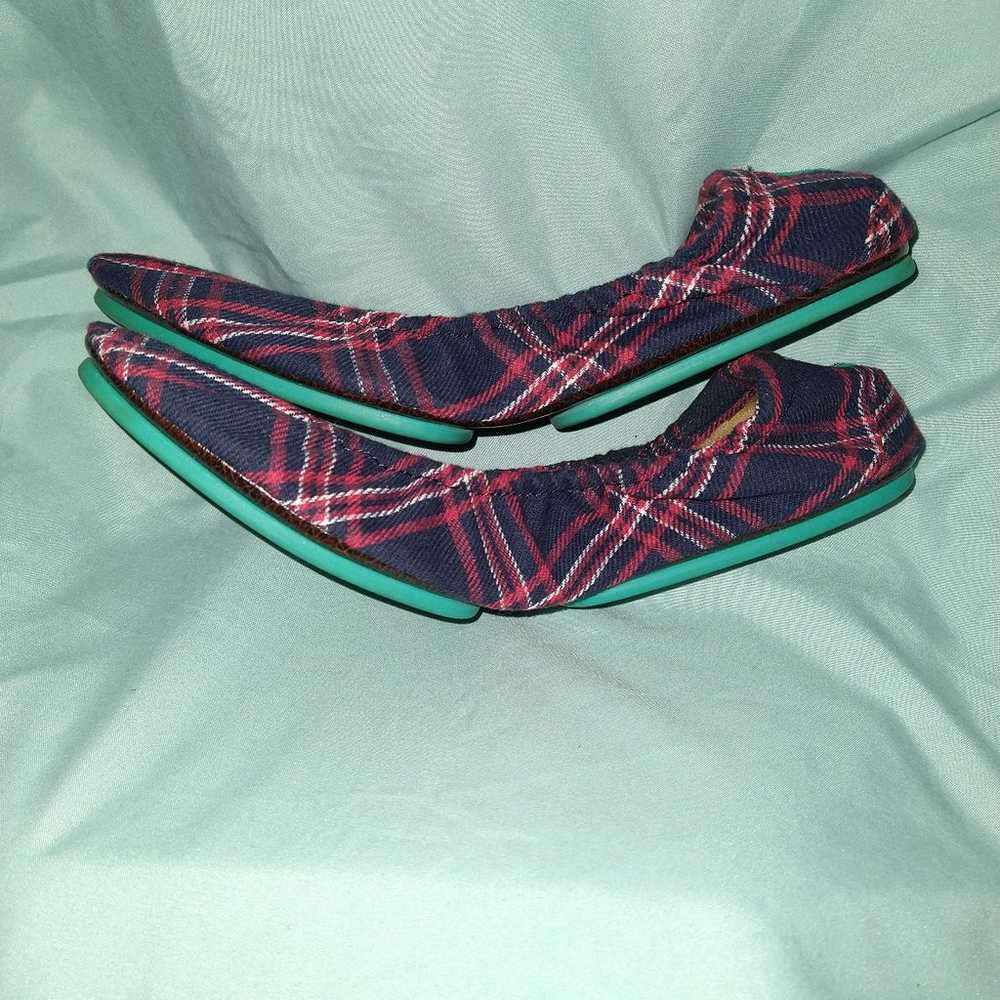 Like New Heritage Plaid Tieks Size 8 - image 3