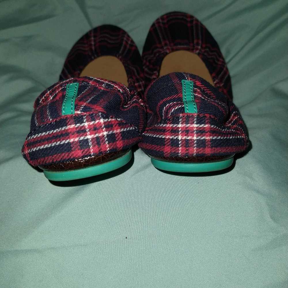 Like New Heritage Plaid Tieks Size 8 - image 4