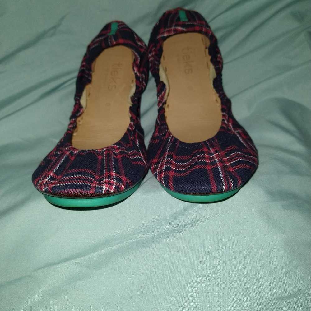 Like New Heritage Plaid Tieks Size 8 - image 7