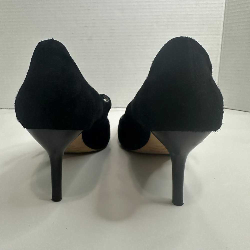 Via Spiga Black Suede Mary Jane Pumps High Heels … - image 5