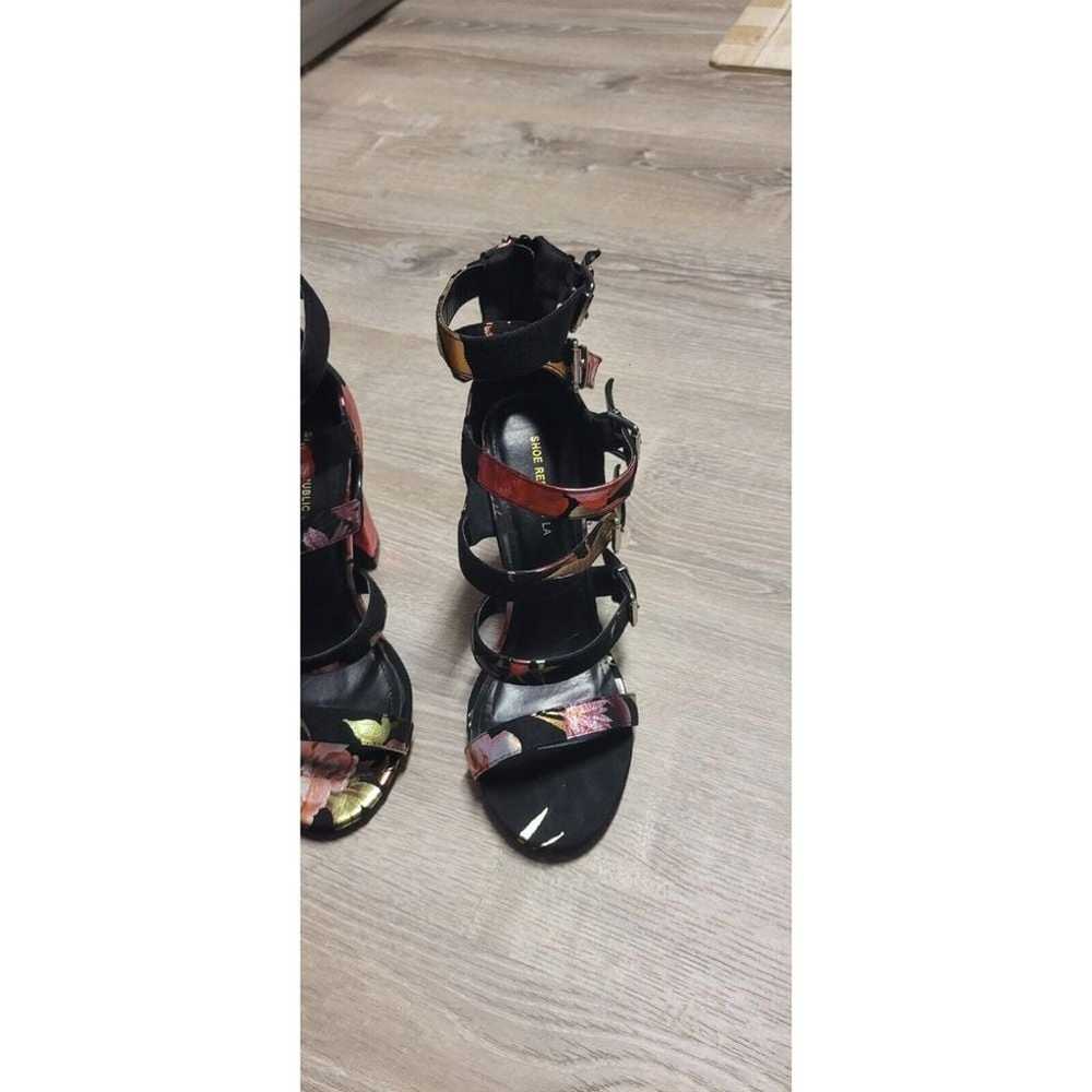 Shoe Republic High Heels "Rose" Black Oriental 6 … - image 2