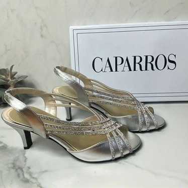 Caparros silver heels