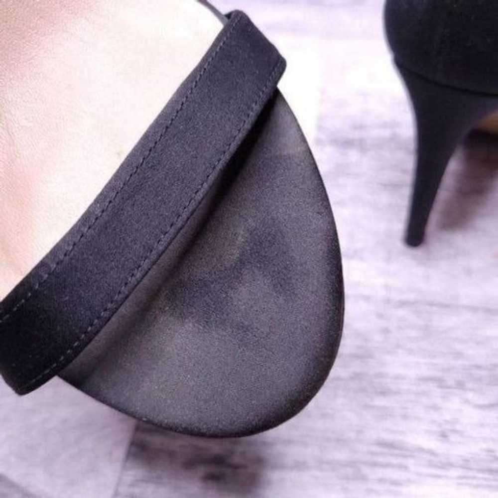 Reiss Satin Ankle Strap Stiletto Dress Sandal Bla… - image 7