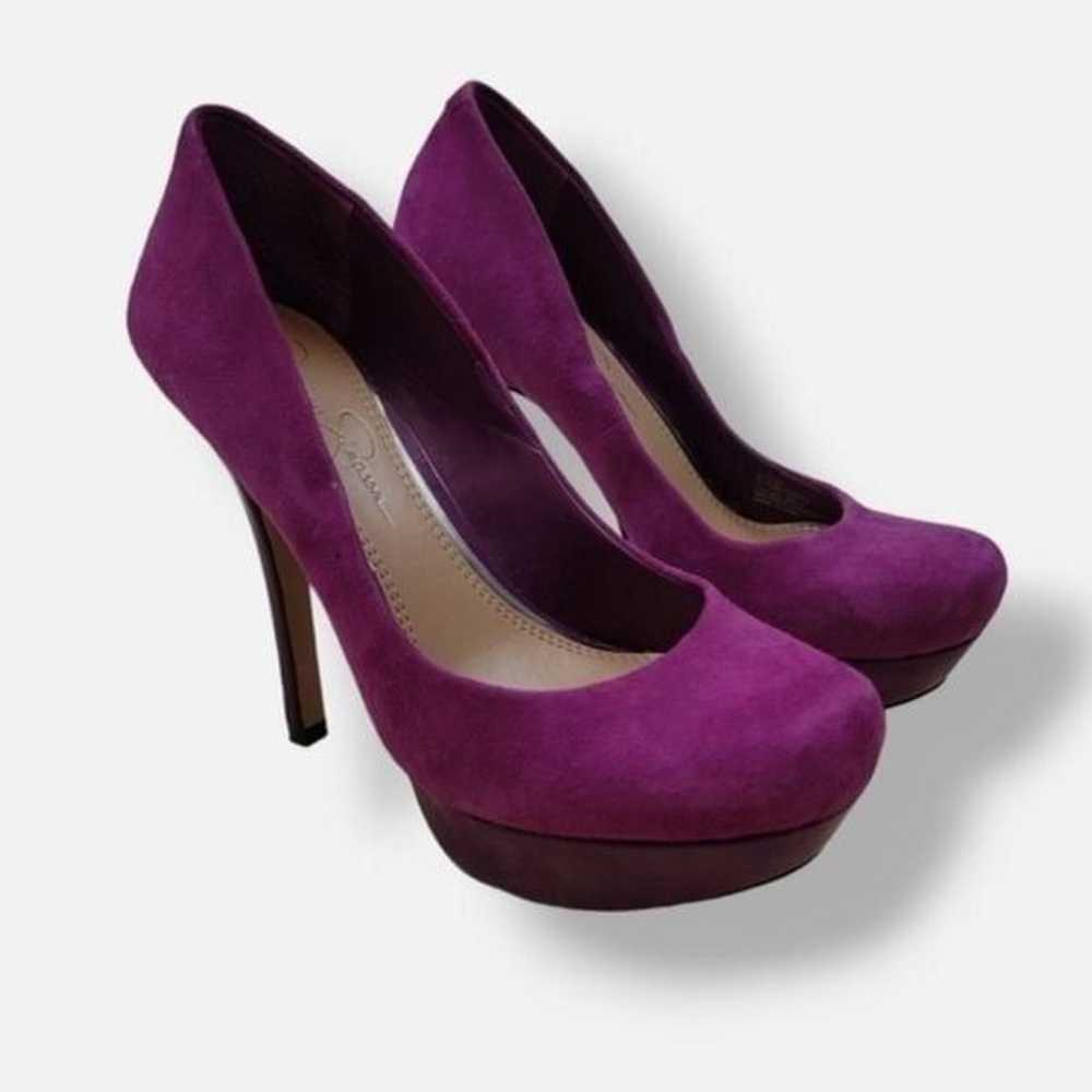 Jessica Simpson Given Platform Stilleto Suede Hee… - image 2